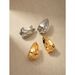 Ins Brass Gold-Plated Geometric New Water Drop Elegant Niche Design Minimalist Style Women's Earrings_ipsvogv.com