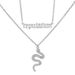 siwft Tynefer reputation snake necklace sex gold snake necklace Tyler reputation lover anti hero fan gift_ipsvogv.com