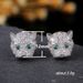 Cao Shi's New Personalized Versatile Full Diamond Zircon Leopard Head For Women's Temperament Street Shooting Earrings_ipsvogv.com