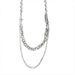 Stacked With Double-layer Titanium Steel Necklace, Men's Street Hip-hop Hipster Sweater Chain, Neutral Texture And Cold Style Necklace Decoration_ipsvogv.com