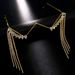 Popular Face Accessories Music Festival Dance Fringed Glasses Frame Water Drop Rhinestone Accessories Frame_ipsvogv.com
