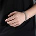 Unisex Hip Hop Alloy Bracelet 12mm Single Row Diamond Full Diamond Men's Flip Buckle Hip Hop Cuban Chain Bracelet_ipsvogv.com