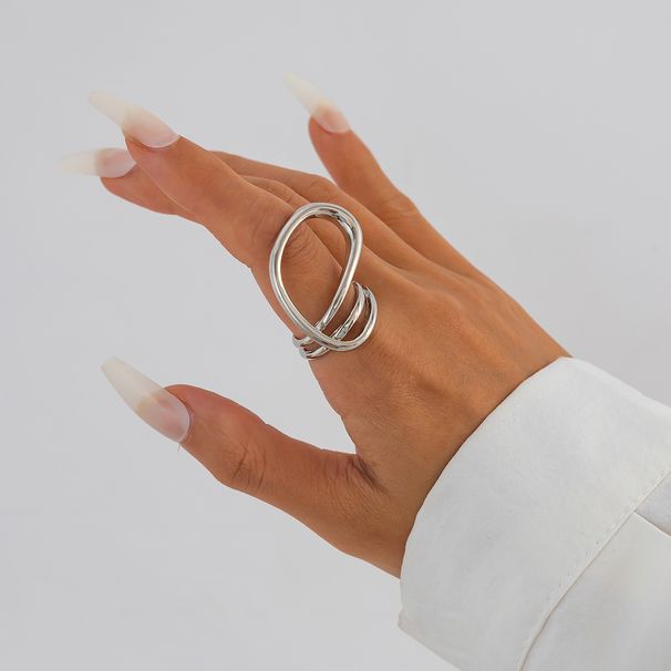 fashion trend metal glossy water drop geometric bracelet design spring open bracelet for women_ipsvogv.com