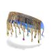 New Fashionable Headband, Colorful Tassel, Handmade Diamond Studded Sunglasses_ipsvogv.com
