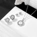 Bear Stainless Steel Earrings Hexagonal Oiled Bear Stainless Steel Women's Versatile Necklace_ipsvogv.com