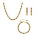 Women's Jewelry Set Roll Chain Thick Chain Necklace Clavicle Neck Chain Titanium Steel Jewelry Set Decorative Earrings_ipsvogv.com