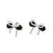 Ins Fresh College Style Butterfly Knot Inlaid Zircon Simple Asymmetric Design High End Earrings_ipsvogv.com