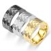 Xiyin's New Titanium Steel Men's With Striking Concave And Convex Patterns Is A Fashionable Couple's Ring Bracelet_ipsvogv.com