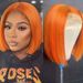 hot selling Front Short Bob Wig Indian #350 13X4 Straight T Part Lace Transparent Frontal Wigs Human Hair For Black Woman_ipsvogv.com