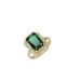 Necklace Women's S925 Zircon Emerald Crystal Geometric Earrings Advanced Earrings Set Temperament Collar Chain_ipsvogv.com