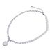 Retro Cold Style Pearl Chain Splicing Round Brand Trend Hip Hop Titanium Steel Necklace Fashionable Light Luxury_ipsvogv.com