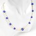 4mm Round Beads Shell Thousand Flower Glass Devil Eye OT Buckle Necklace Clavicle Chain Female_ipsvogv.com