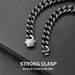 Hip Hop Trendy Thick Cuban Chain Stainless Steel Men's Bracelet Fashion Personality Jewelry Non-Fading_ipsvogv.com