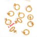 Fashionable And Personalized 14mm Earrings, Stainless Steel Vacuum Plated DIY Circular Handmade Earrings_ipsvogv.com