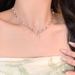 【 4999 Reviews 】 Pure Desire Style~Pearl Zircon Splicing Necklace For Women Ins Cold Style High End Bracelet Clavicle_ipsvogv.com