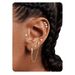 Unisex Fashion Tassel Earrings Chain One Piece Earrings For Women Hot Selling Personality Niche Design Earrings For Women_ipsvogv.com