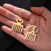 New African pendant earrings fashion hollow gold stainless steel earrings earrings_ipsvogv.com