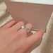 Cao Shi Waterdrop Geometric Ring For Women, Adjustable Square Ring, Fashionable Popular, Small And Popular Style_ipsvogv.com
