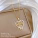 】 Love 【 Mom Zircon Light Luxury Charm Gorgeous Full Diamond Necklace Women's Versatile Clavicle Titanium Steel Chain 【 】_ipsvogv.com