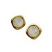 French Style Geometric Square Stud For Women, Silver Needle, Trendy Autumn Winter Minimalist Design Sense Earrings_ipsvogv.com