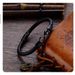 Hot Selling Jewelry Stainless Steel Men's Hip-Hop Versatile Fashion Infinite Figure-8 Leather Cord Bracelet_ipsvogv.com