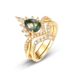 S925 Silver Green Moss Ring Female Water Grass Agate Ring Fashion All Match_ipsvogv.com