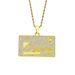 Hip Hop Full Diamond VISA Gold Personalized Nightclub Trendy Person Hanging Credit Card Pendant Necklace_ipsvogv.com