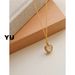 Yu Jewelry Shell Love Necklace Pattern Three Dimensional Peach Heart Pendant Titanium Steel Lock Bone Chain Design With_ipsvogv.com