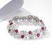 new Heavy Industry Cultivated Colored Gem Bracelet Female S925 Silver Inlaid Cultivated Emerald Hand Jewelry High End Light Luxury_ipsvogv.com