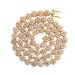 Jin Ao Premium Sweet Cool Necklace Plum Blossom Tennis Chain Hip Hop Micro Paved Zircon Accessories_ipsvogv.com