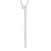 hot Selling Single Row Brilliant Color Zirconium Necklace S925 Silver Rainbow Design Zircon Clavicle Chain Simple And Versatile_ipsvogv.com