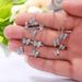 Cao Shi's New Korean Edition Set Fashion Four Butterfly Diamond Collar Chain Popular Copper Inlaid Zircon Jewelry_ipsvogv.com