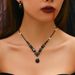 Women’s Jewelry Set Fashion Fashion Halloween Festival Set Bridal Jewelry Set Three Piece Set Bloodthirsty Vampire Cosplay_ipsvogv.com