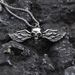 Personalized Punk Trend Men's Jewelry Angel Skull Pendant Necklace Stainless Steel_ipsvogv.com