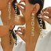 New light luxury style women's inlaid with personality 2025 snowflake niche design earrings_ipsvogv.com