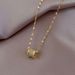 Baojia Gold Luxury Small Man Waist Titanium Steel Necklace Female Personalized High end Fashion Network Red Collar Chain_ipsvogv.com