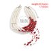 Crystal Tassel Multi-layer Flower Beads Pearl Necklace Female Tide Personalized Stage Performance Banquet Matching Accessories_ipsvogv.com