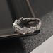 Lightning Studded Diamond Ring Men With A Sense Of Design, Personalized And Versatile. Adjustable Niche Design For_ipsvogv.com