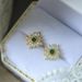 Cao Shi Luxury Flower Earrings Female Elegant Temperament French Jewelry Fashion Small Crowd_ipsvogv.com
