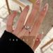 Crystal Taosi Zircon Drop Sparkling Bamboo With Light Luxury Charm, Small And Versatile, Adjustable Opening Ring Charm, Versatile,_ipsvogv.com