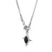 Gemini Titanium Steel Zircon Necklace For Men And Women Light Luxury Hip Hop Design Simple Ins Sweater Chain Jewelry_ipsvogv.com