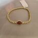 Fashionable Sports Style, Sweet And Cool, Spicy Girl, Football, Baseball, Rugby, Jinsha Stone Elastic Bracelet, Women's_ipsvogv.com