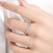 S925 Silver 1 Carat Moissanite Ring Plated With K Gold 5x10mm Horse Eye Ring Light Luxury Ring_ipsvogv.com