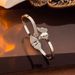 Simple Rose Gold Plated Titanium Steel Diamond Inlaid Butterfly Br, Anti Allergy, Non Fading, Personalized Snap_ipsvogv.com