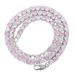Pink And White 5mm Zircon Tennis Chain Tennis Chain Women's Pendant Hip Hop Necklace_ipsvogv.com