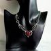Unisex Red Love Punk Necklace Men's Subculture Y2k Accessories Sweet Cool Dark Pendant Exaggerated Design Clavicle Chain Women_ipsvogv.com