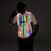Men's Clothing colorful reflective workwear vest jacket for men and women loose and versatile multi pocket sleeveless waistcoat stand collar vest_ipsvogv.com