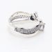 Women's Jewelry Heart-Shaped Bow Ring With Sparkling Ribbon Design, Elegant Crossed Loop Band For Daily Wear Or Special Occasions_ipsvogv.com