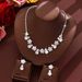 Jewelry & Accessories Fashion Round Crystal Necklace Earrings Zircon Rhinestone Bridal Accessories Ruby_ipsvogv.com
