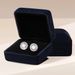 Women's Jewelry S925 Sterling Silver Round Moissanite Earrings Luxury High End Diamond Earrings_ipsvogv.com